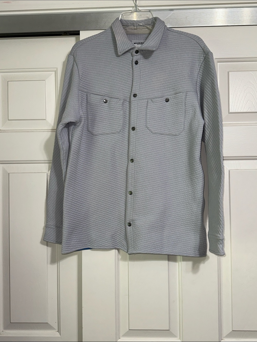 Mammut Light Gray Quilted Shirt Jacket